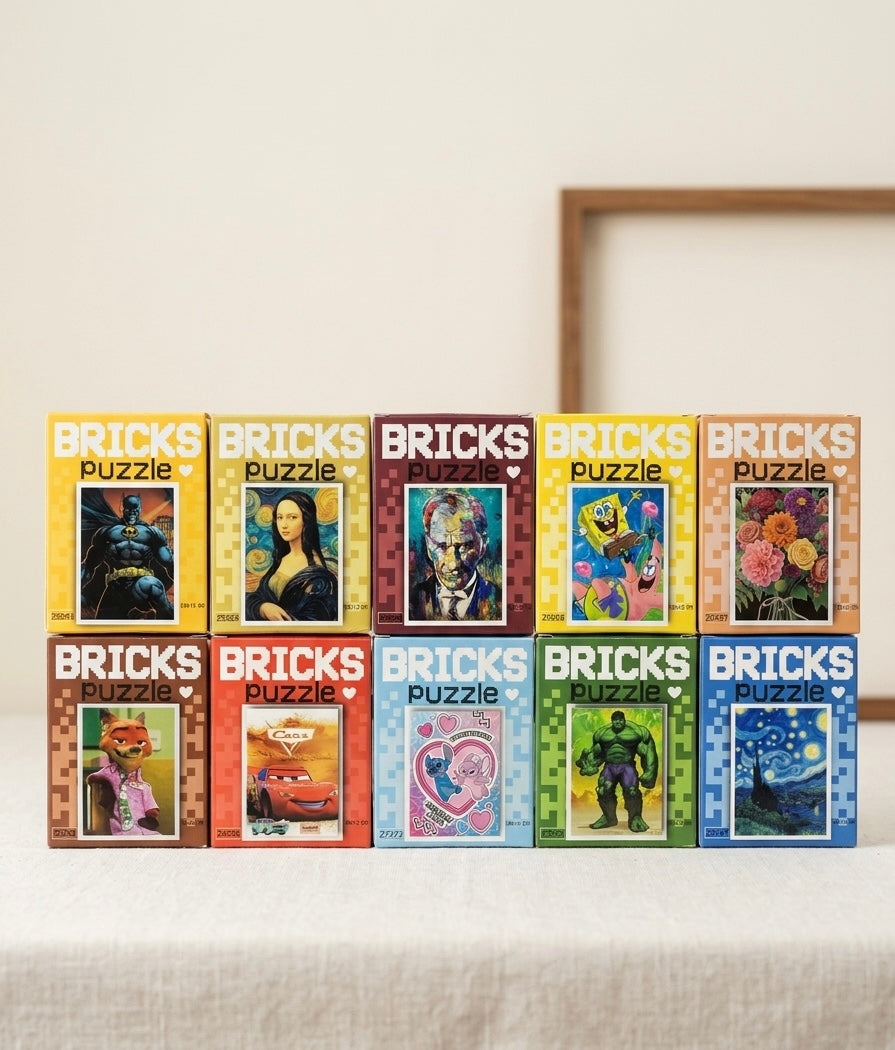 Çantalı Ayıcıklı Gül Hediye Kutusu – Çiçek ve Minbricks Figürlü