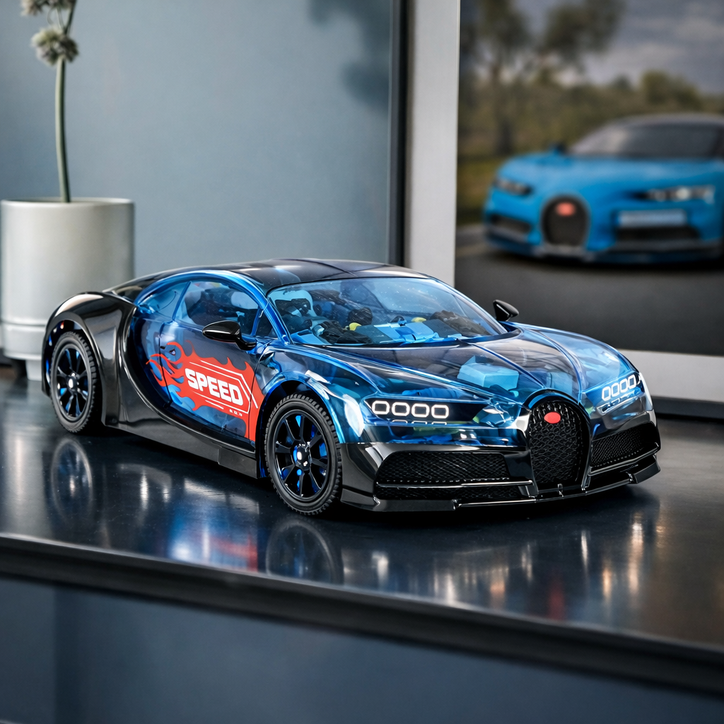 Mekanik Bugatti Model Araba 798 Parça