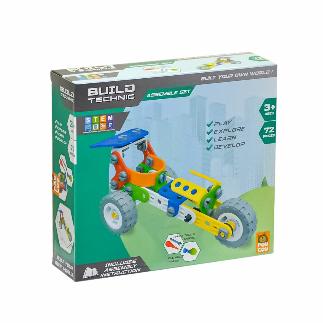 Build Technic STEM Yapım Seti 72 Parça