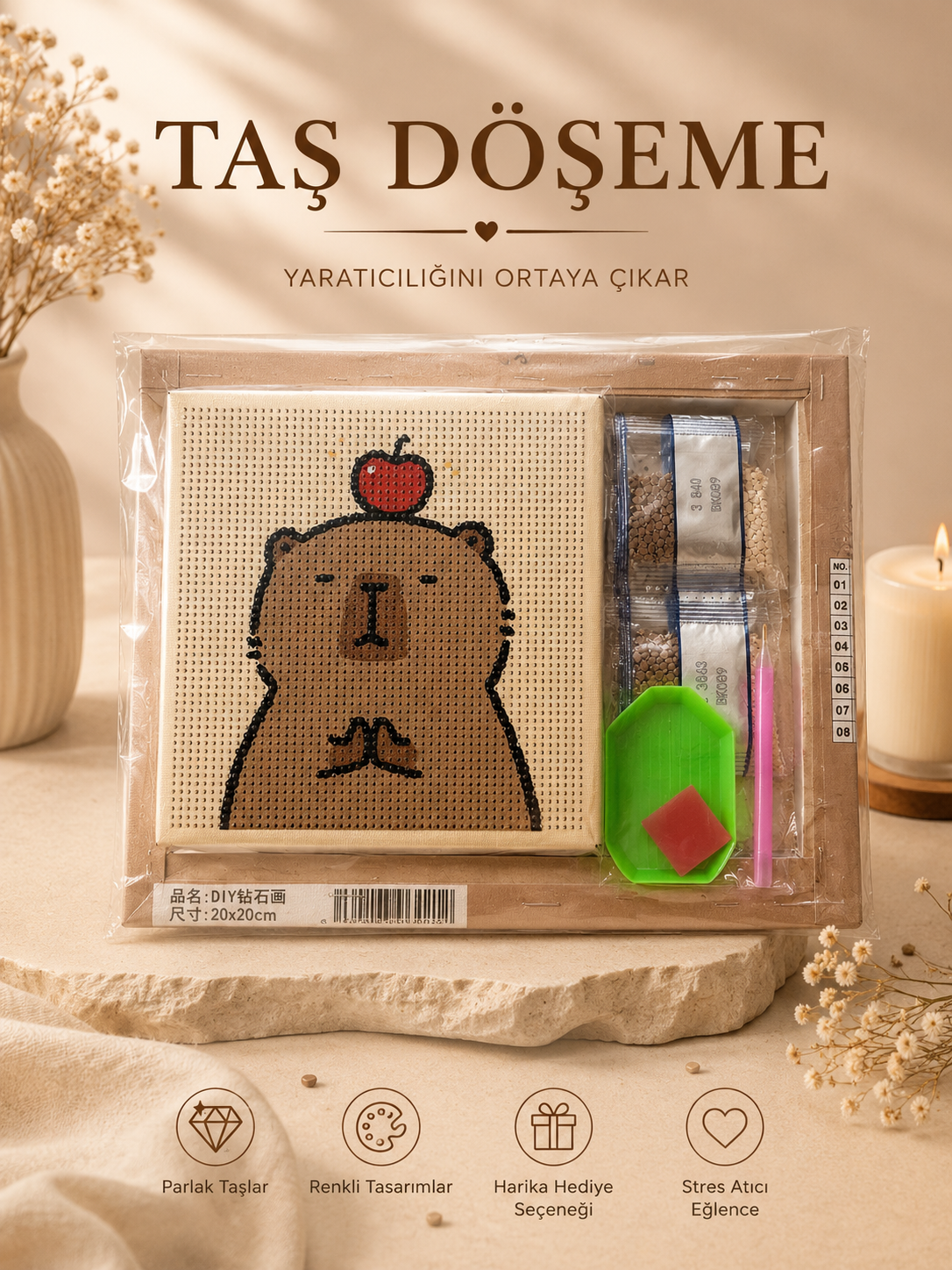 Etkinlik Kutusu – Boyama, Puzzle ve Taş Döşeme Seti