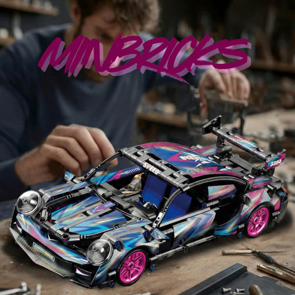 Minbricks NeonRacer X Cyberpunk Speed Yapim Seti