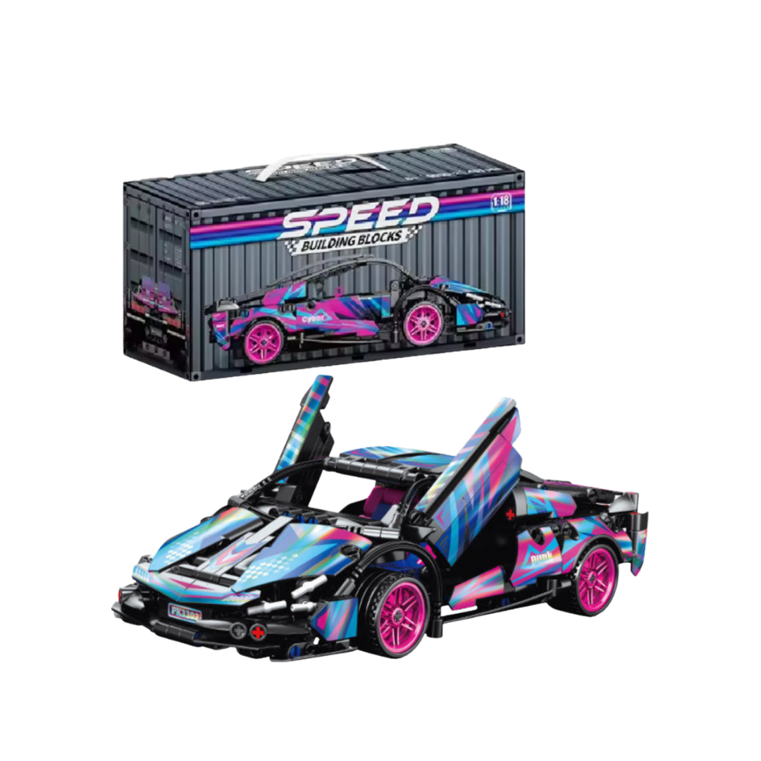 Minbricks CyberRacer Neon V2 Serisi Yapim Seti