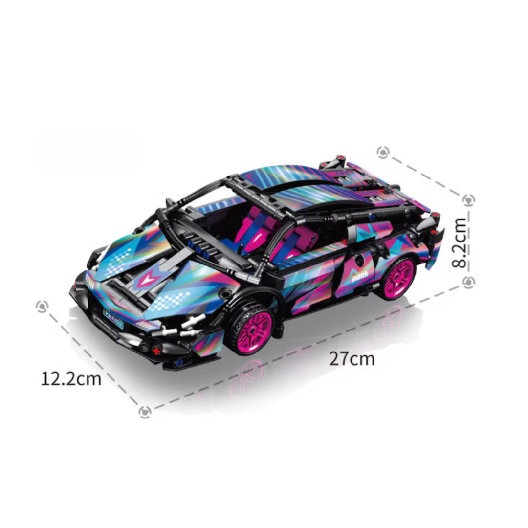 Minbricks CyberRacer Neon V2 Serisi Yapim Seti