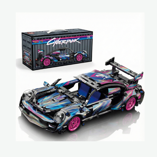 Minbricks NeonRacer X Cyberpunk Speed Yapim Seti