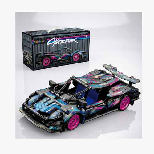 Minbricks NeonRift X Speed Spor Araba Yapim Seti