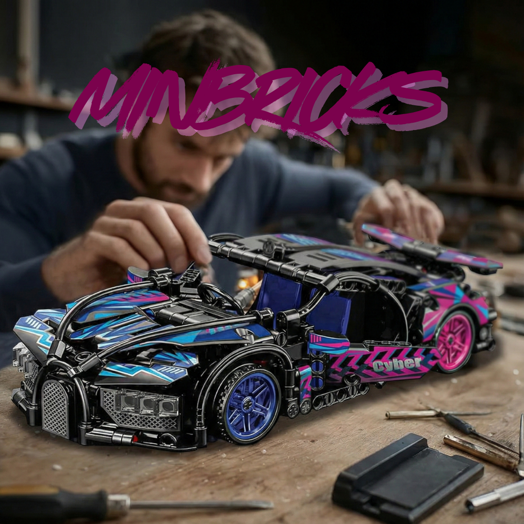 Minbricks CyberRacer Neon Speed Serisi Yapim Seti