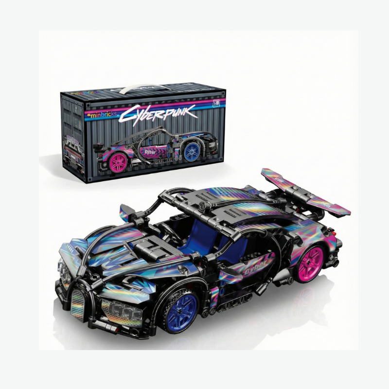 Minbricks CyberRacer Neon Speed Serisi Yapim Seti