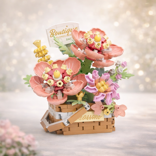 🌸 Sakura (Kiraz Çiçeği) Tasarımlı Çiçek Blok Seti