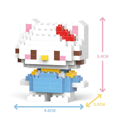 Hello Kitty Blue Mini MinBricks