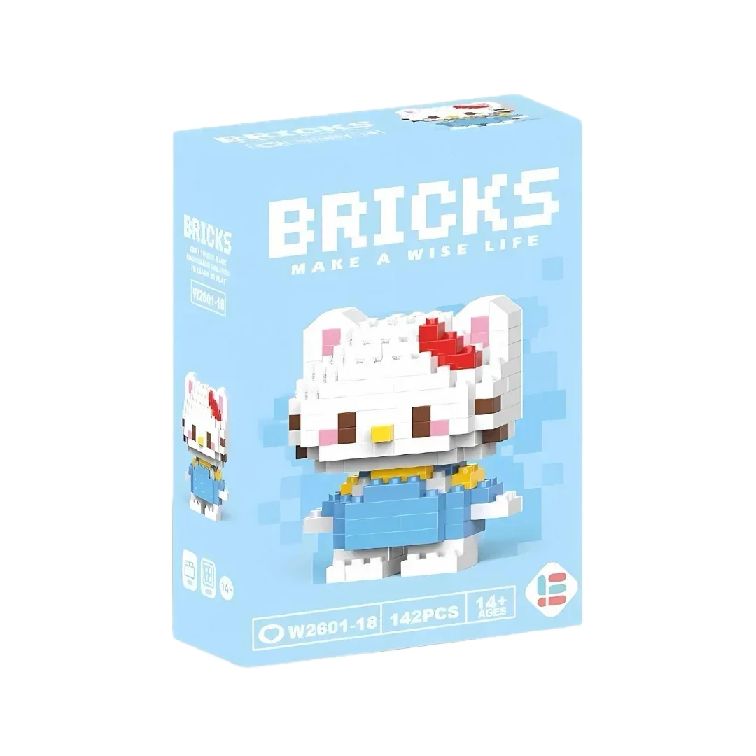 Hello Kitty Blue Mini MinBricks
