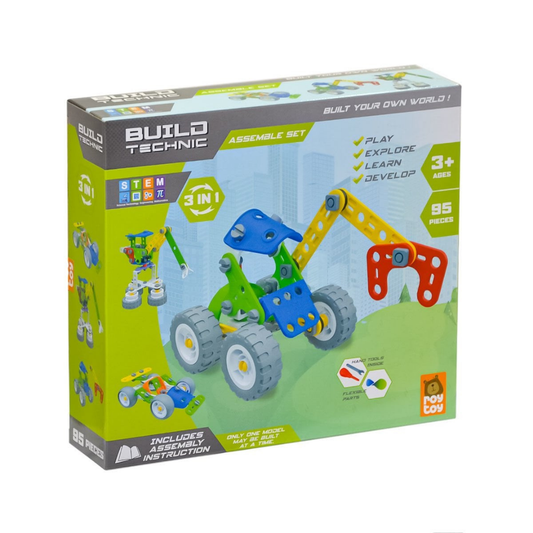 Build Technic 3’ü 1 Arada Yapım Seti 95 Parça