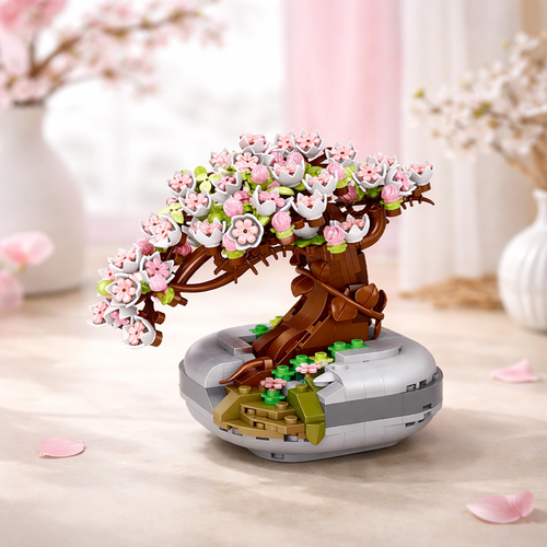 Sakura Kiraz Ağacı Yapı Blok Seti