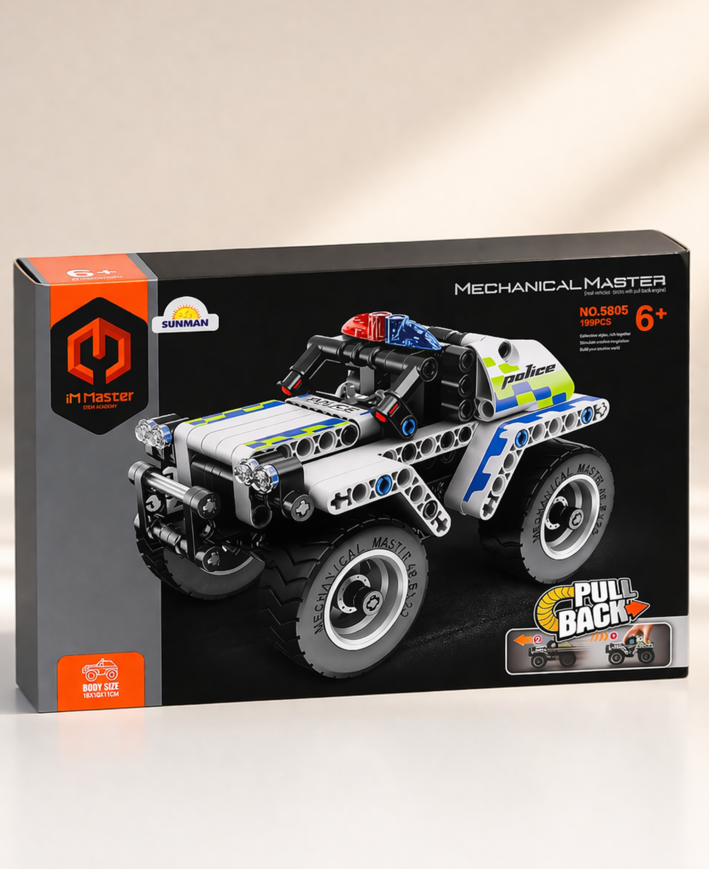 Polis Jeep Seti 199Parça – Offroad Araç Modeli