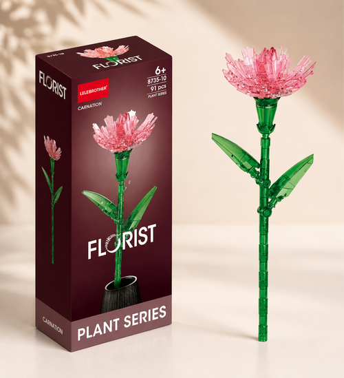 Kristal Karanfil Blok Çiçek – Dekoratif Solmayan Çiçek Modeli