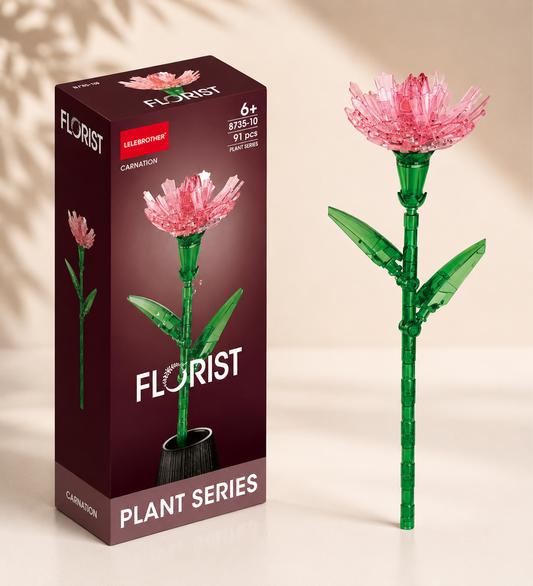 Kristal Karanfil Blok Çiçek – Dekoratif Solmayan Çiçek Modeli